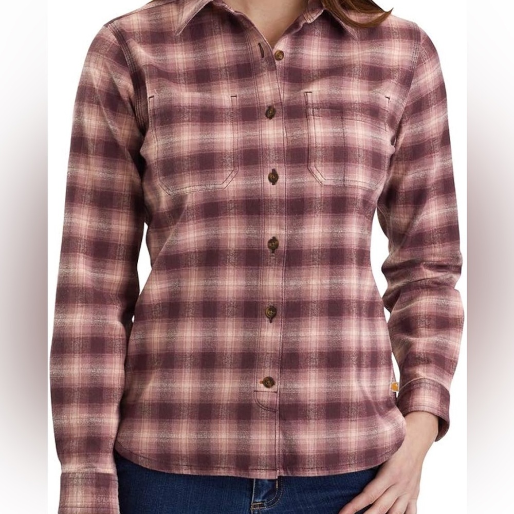 Purple/pink carhartt flannel